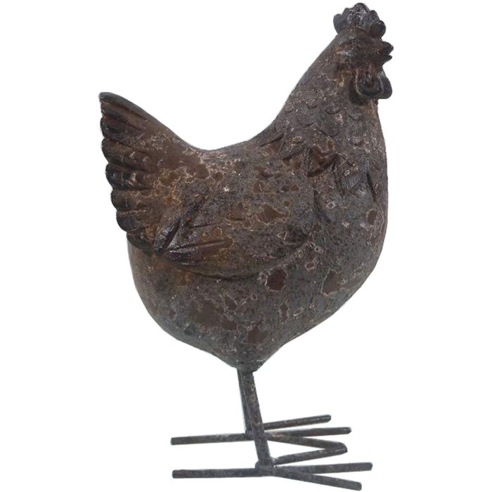 Decoration chicken 13x9x20 cm - Clayre & Eef 6PR2611