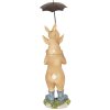 Decoration rabbits under umbrella 8x7x25 cm - Clayre & Eef