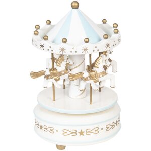 Music box carousel Ø 11x19 cm - Clayre & Eef...