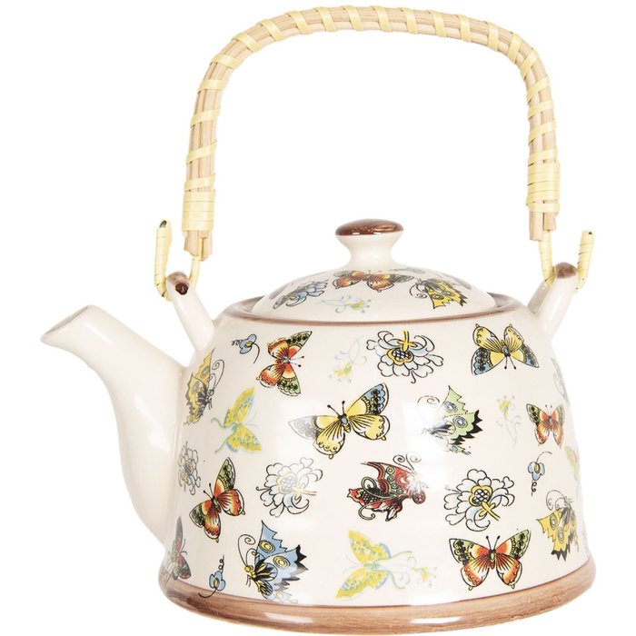 Teapot 18x14x12 cm - 0,8L - Clayre & Eef 6CETE0069L