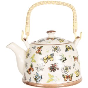 Teapot 18x14x12 cm - 0,8L - Clayre & Eef 6CETE0069L