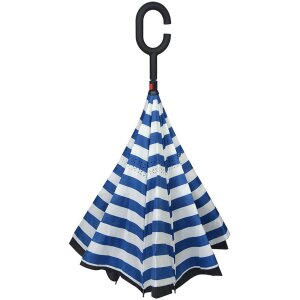 Umbrella Ø 60 cm blue-white - Juleeze JZUM0028