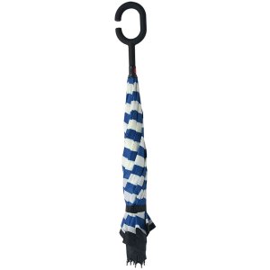 Umbrella Ø 60 cm blue-white - Juleeze JZUM0028