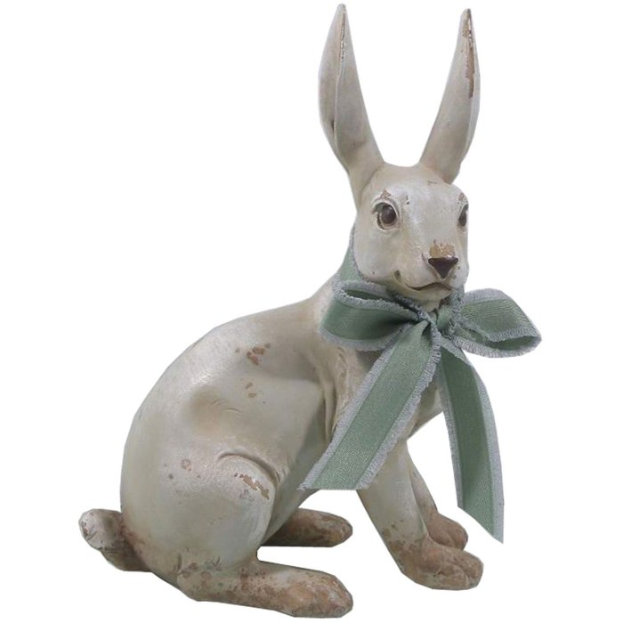 Decoration sitting rabbit 20x11x28 cm - Clayre & Eef 6PR2607