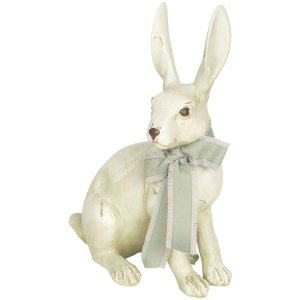 Decoration sitting rabbit 20x11x28 cm - Clayre & Eef...