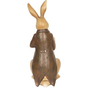 Decoration rabbit reading 15x13x40 cm - Clayre & Eef 6PR2600