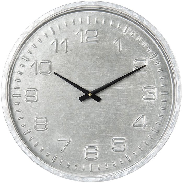 Clock Ø 39x5 cm - 1xAA - Clayre & Eef 6KL0567