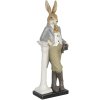 Decoration rabbit with hat 17x9x46 cm - Clayre & Eef 6PR2602