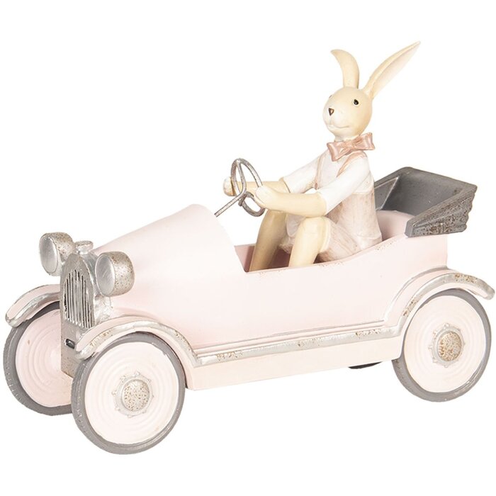 Decoration rabbit in car 24x9x18 cm - Clayre & Eef 6PR2633