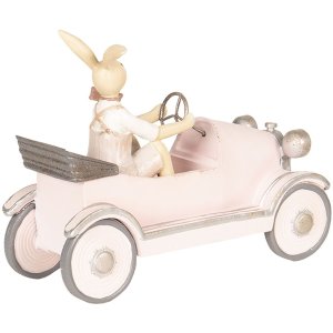 Decoration rabbit in car 24x9x18 cm - Clayre & Eef...