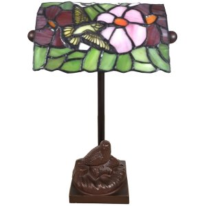 Table lamp Tiffany bird 15x15x33 cm 1x E14 max 25W -...