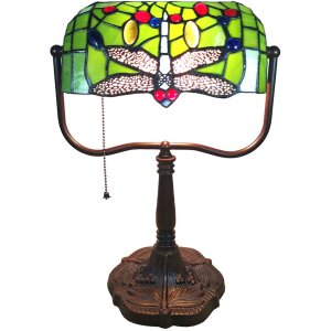 Desk light Tiffany 25x25x42 cm E27-max 1x60W - Clayre...