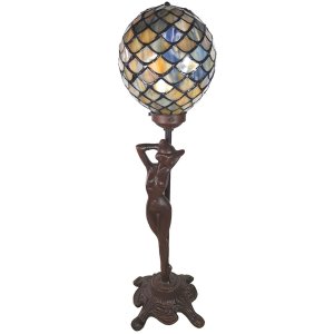 Table lamp Tiffany complete 21x21x51 cm 1x E14 max 25W