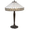 Tablelamp Tiffany complete Ø 40x58 cm E27-max 2x60W - Clayre & Eef