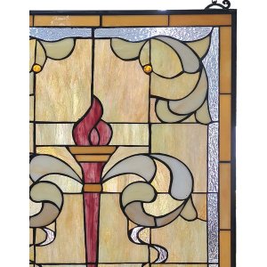 Tiffany glass panel 50x100 cm - Clayre & Eef 5LL-6022