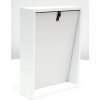 S68QK1 White cubic frame with a sloping back