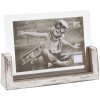 S67TZ1 White painted photo holder for 1 photo