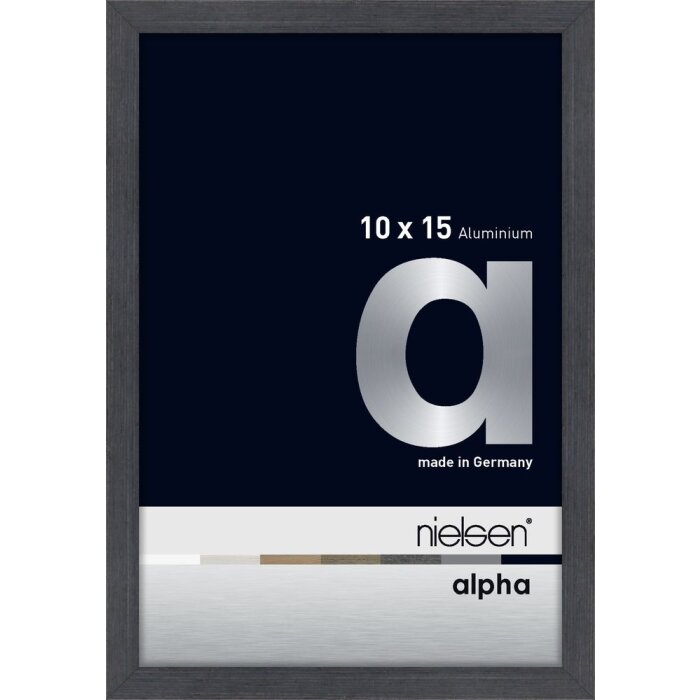 Nielsen Aluminium Picture Frame Alpha 10x15 cm gray