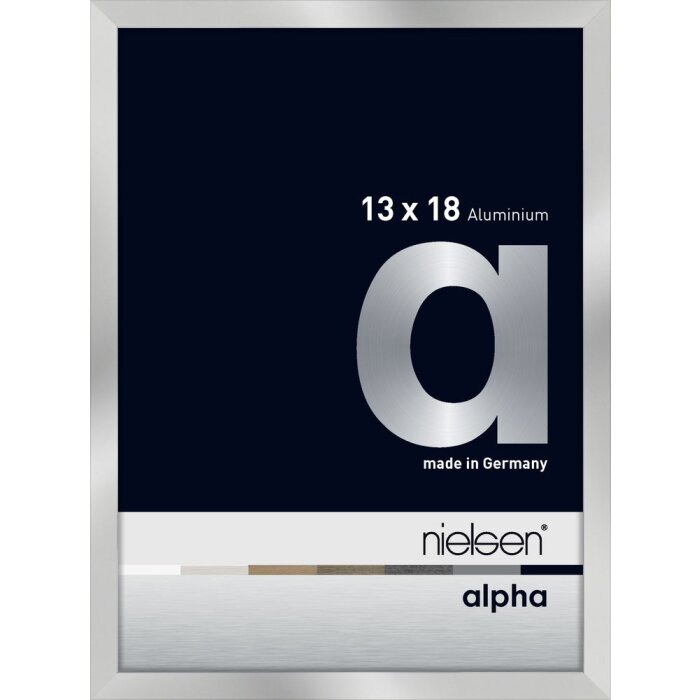 Nielsen Aluminium Picture Frame Alpha 13x18 cm silver