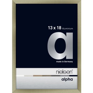 Nielsen Aluminium Picture Frame Alpha 13x18 cm brushed...