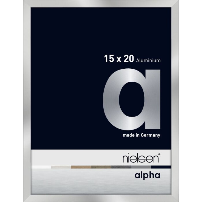 Nielsen Aluminium Picture Frame Alpha 15x20 cm silver