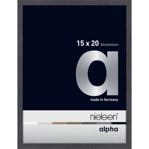 Nielsen Aluminium Picture Frame Alpha 15x20 cm gray