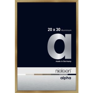 Nielsen Aluminium Picture Frame Alpha 20x30 cm brushed amber