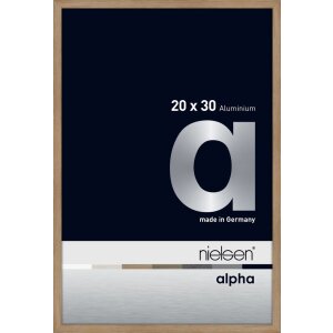 Nielsen Aluminium Picture Frame Alpha 20x30 cm oak