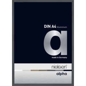 Nielsen Aluminium Picture Frame Alpha 21x29,7 cm dark...