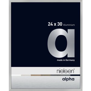 Nielsen Aluminium Picture Frame Alpha 24x30 cm silver matt