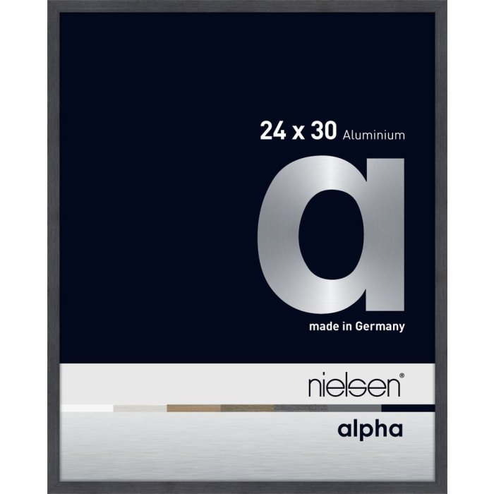 Nielsen Aluminium Picture Frame Alpha 24x30 cm gray