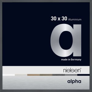 Nielsen Aluminium Picture Frame Alpha 30x30 cm dark grey...