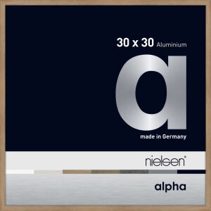 Nielsen Aluminium Picture Frame Alpha 30x30 cm oak