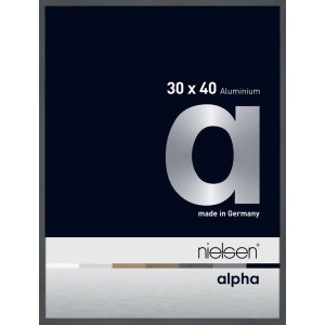 Nielsen Aluminium Picture Frame Alpha 30x40 cm dark grey...