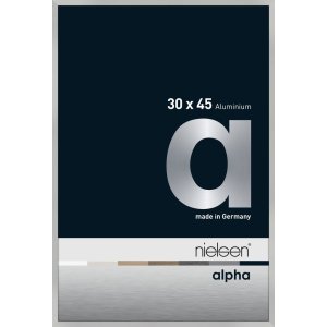 Nielsen Aluminium Picture Frame Alpha 30x45 cm silver matt