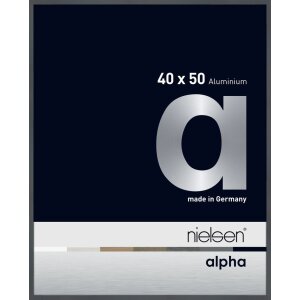 Nielsen Aluminium Picture Frame Alpha 40x50 cm dark grey...