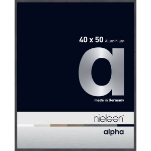 Nielsen Aluminium Picture Frame Alpha 40x50 cm gray