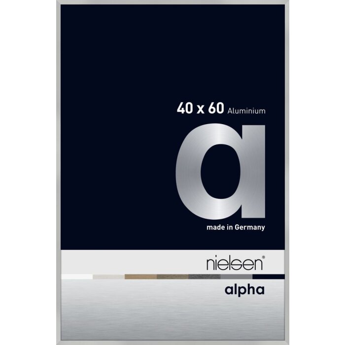 Nielsen Aluminium Picture Frame Alpha 40x60 cm silver matt