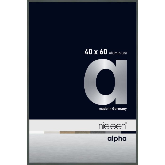 Nielsen Aluminium Picture Frame Alpha 40x60 cm platinum