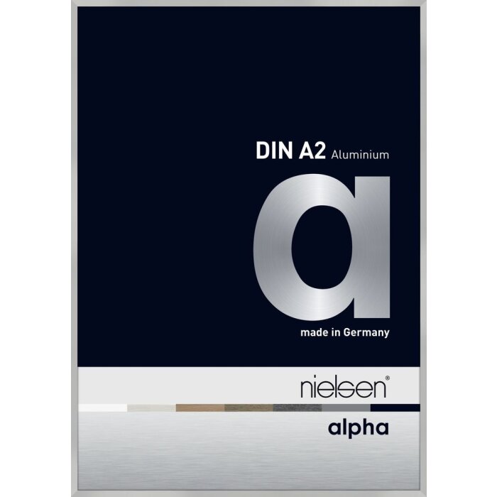 Nielsen Aluminium Picture Frame Alpha 42x59,4 cm silver matt