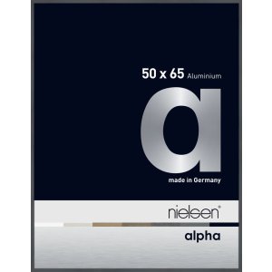 Nielsen Aluminium Picture Frame Alpha 50x65 cm dark grey...