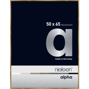 Nielsen Aluminium Picture Frame Alpha 50x65 cm brushed amber