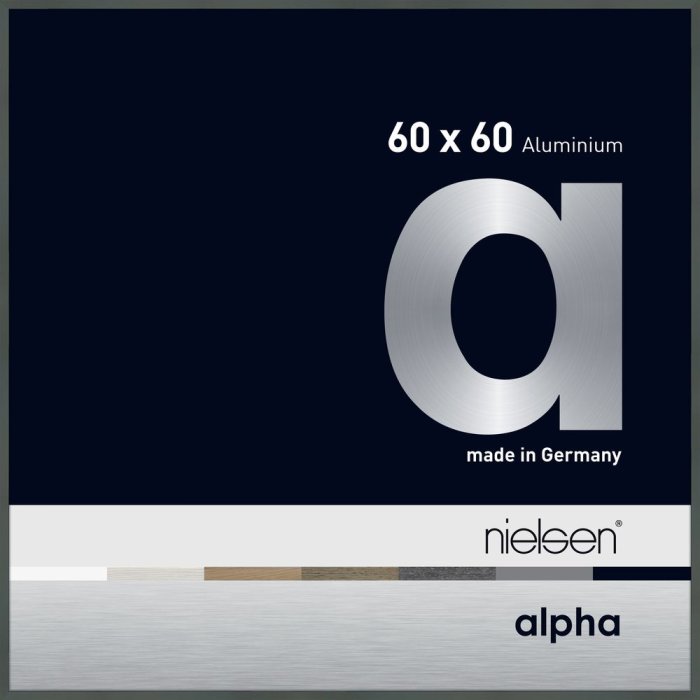 Nielsen Aluminium Picture Frame Alpha 60x60 cm platinum