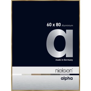 Nielsen Aluminium Picture Frame Alpha 60x80 cm brushed amber