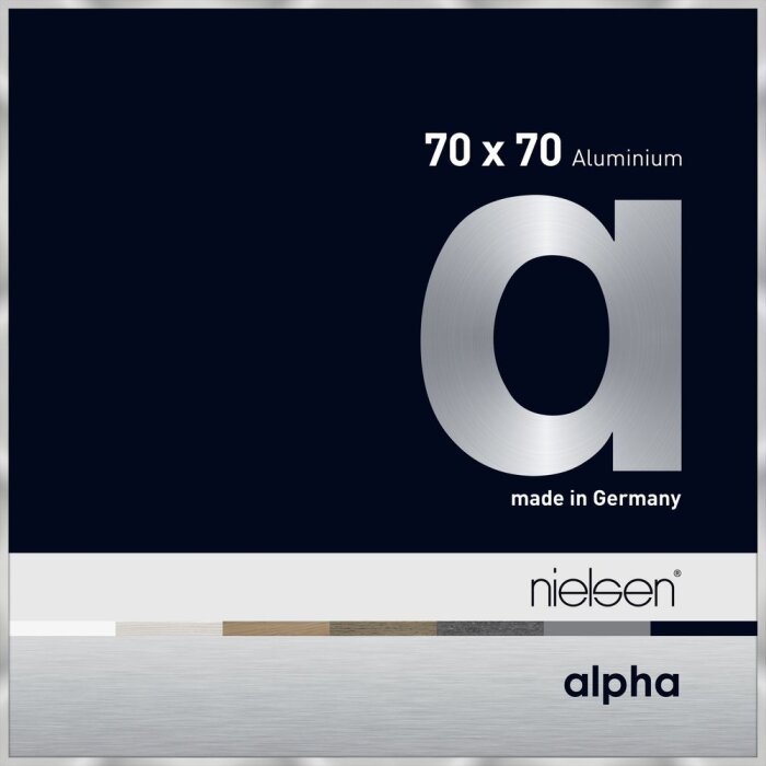 Nielsen Aluminium Picture Frame Alpha 70x70 cm silver