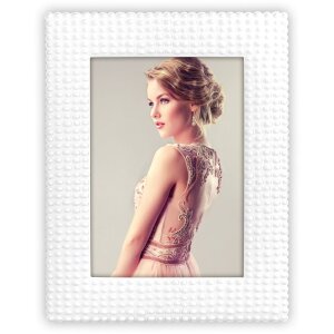 Liegi photo frame 10x15 cm white