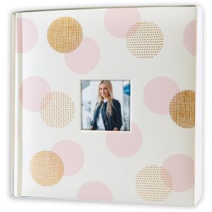 Photo album Elena 32x32 cm gold