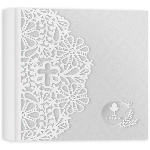 ZEP communion photo album 31x31 cm grey