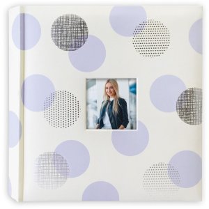 Photo album Elena 24x24 cm silver