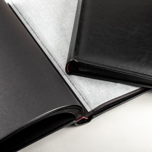 Walther Photo album Deluxe 28x30,5 cm black 50 black sides